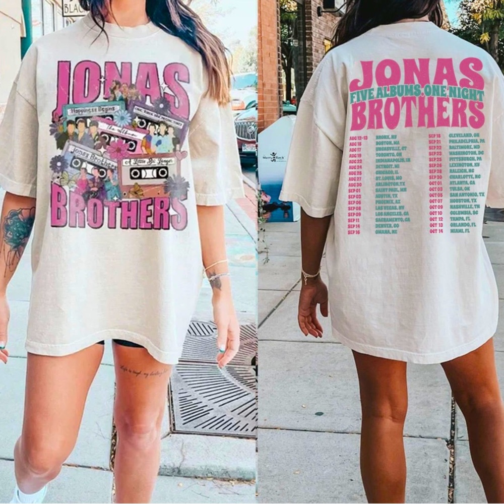 Jonas Brothers 2023 Tour Shirt